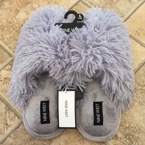 Sleet Fuzzy Nine West Slippers